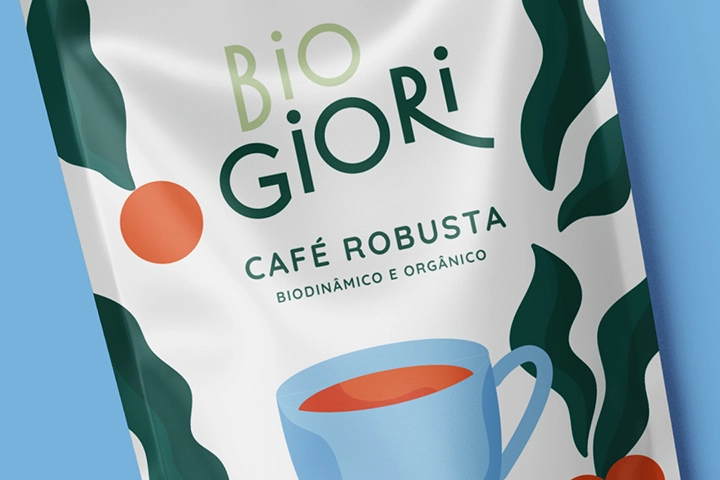 Embalagens Cafés BioGiori