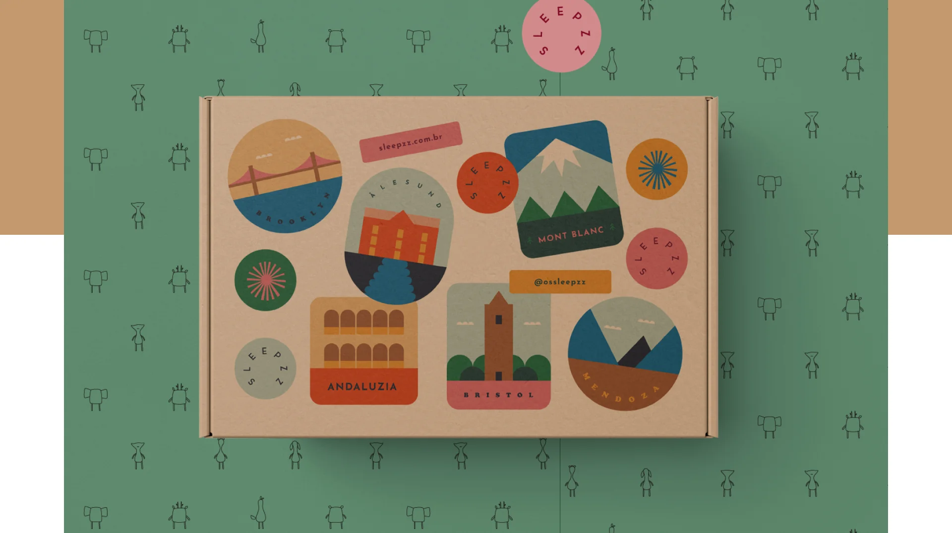 Sleepzz pra viagem: Embalagem