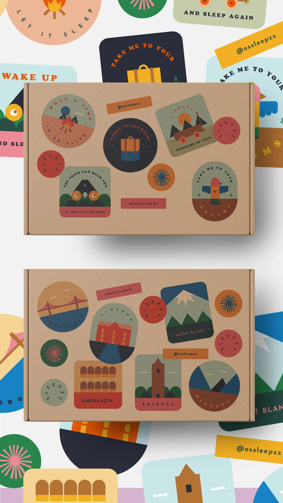 Sleepzz pra viagem: Embalagem