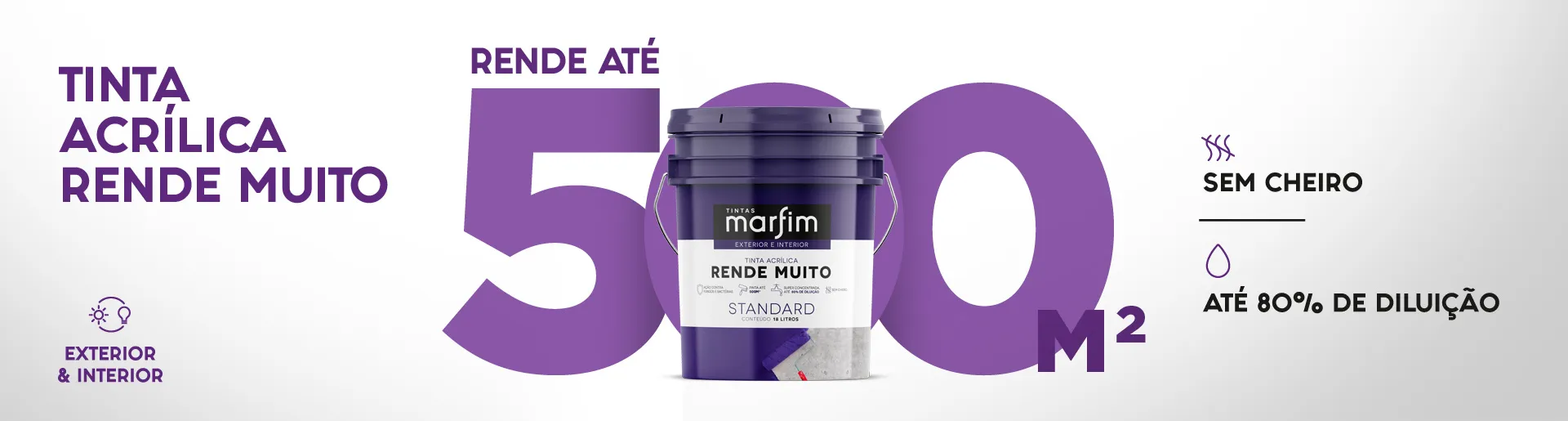 Tintas Marfim: Banner