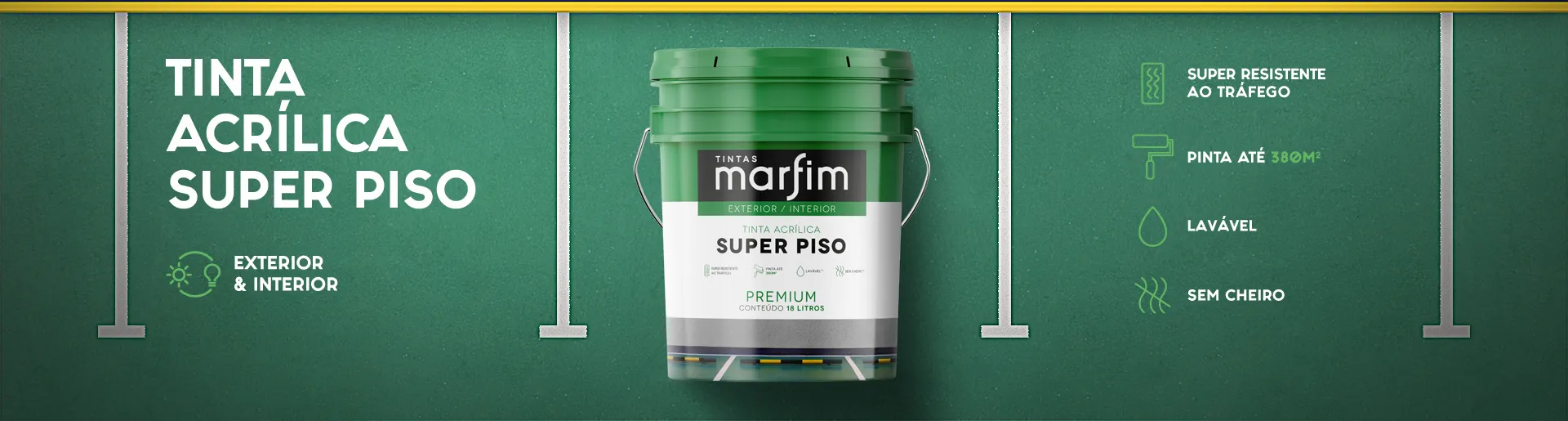 Tintas Marfim: Banner